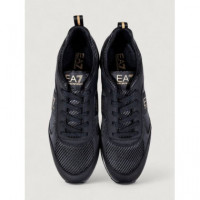 Sneaker Black+gold+white  EA7 EMPORIO ARMANI 7