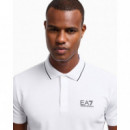Polo White  EA7 EMPORIO ARMANI 7