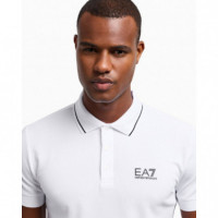 Polo White  EA7 EMPORIO ARMANI 7