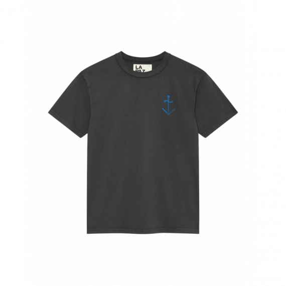 Camisetas Hombre Camiseta LA PAZ Dantas Black Sand Yves Blue
