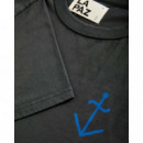 Camisetas Hombre Camiseta LA PAZ Dantas Black Sand Yves Blue