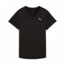 Camiseta Cuello de Pico Tad Essentials  PUMA