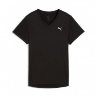 Camiseta Cuello de Pico Tad Essentials  PUMA