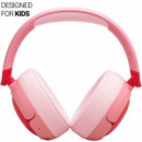 JBL Junior 470NC Auricular Inalámbrico Infantil con Cancelación de Ruido Rosa
