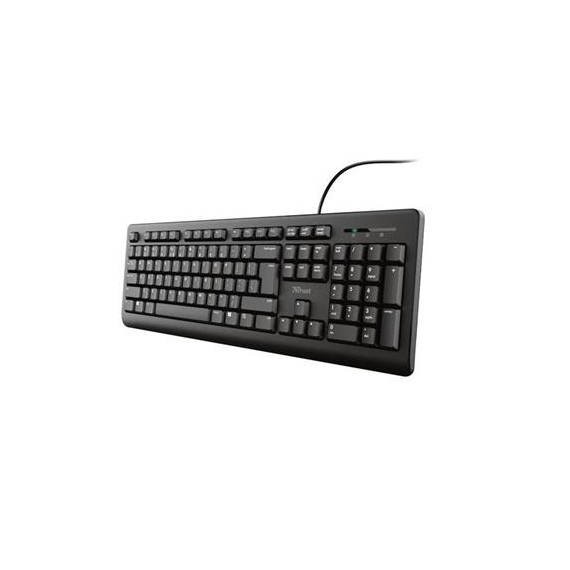 TRUST Teclado con Cable USB TK-150 Negro