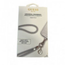 GUESS Colgante Universal para Smartphones Crossbody 1.20CM Rhinestones con Brillantes Plateado
