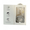 GUESS Colgante Universal para Smartphones Crossbody 1.20CM Rhinestones con Brillantes Plateado