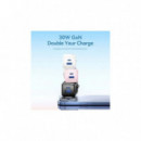 VENTION Cargador de Pared Gan Usb-c/usb-a 30W Negro