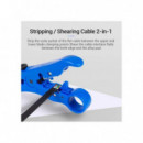 VENTION KEBL0 Pelacables Coaxial Azul