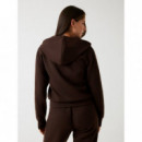 Sudadera de Neopreno con Capucha y Cremallera de GUESS