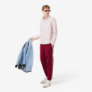 Pantalón de Chándal con Ribete de Logotipo de LACOSTE