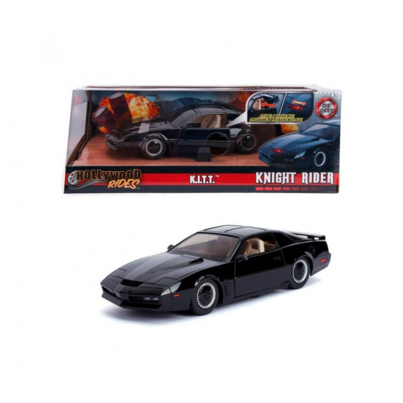 Kitt Coche Fantastico Metal con Luces 1/24  JADA