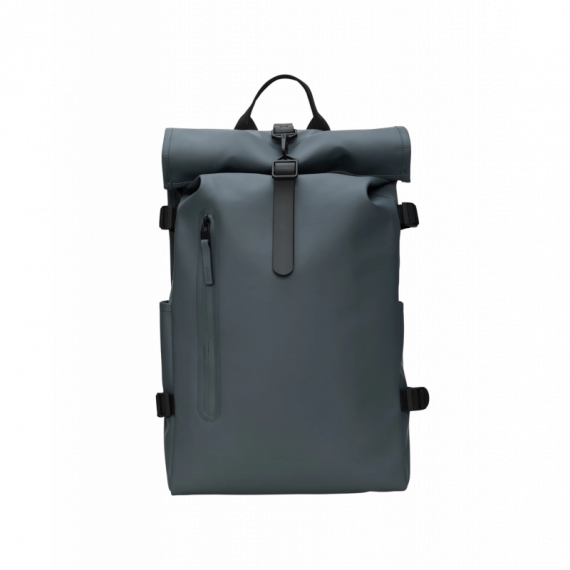 Mochila RAINS Rolltop Rucksack Large Lagoon