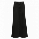 Vaqueros Mujer Vaqueros ICHI Twiggy Raven Wide Black