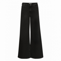 Vaqueros Mujer Vaqueros ICHI Twiggy Raven Wide Black