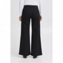 Vaqueros Mujer Vaqueros ICHI Twiggy Raven Wide Black