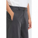 Pantalones ICHI Kate Denim Dark Grey