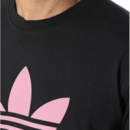 Trefoil T-shirt Black/lucpnk ADIDAS
