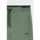Pants Zone 10272320 01 Open Green  BOSS