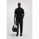 Tee Collar Zone 10262779 01 Black  BOSS