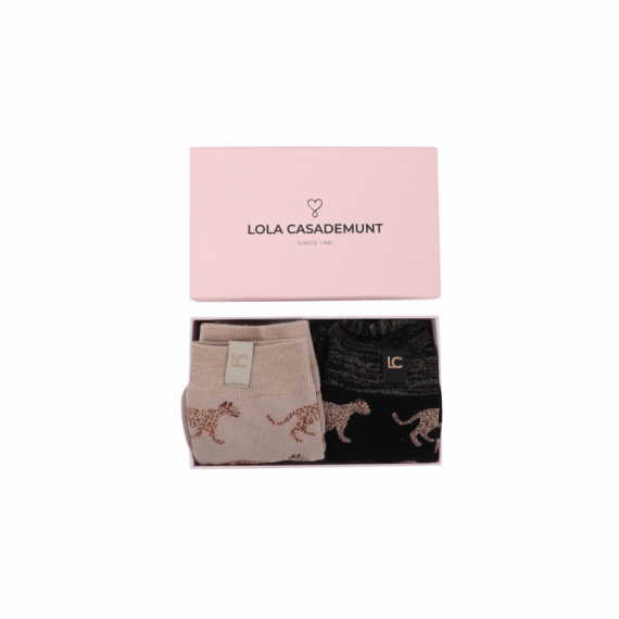 Pack de Calcetines LOLA CASADEMUNT Leopardo