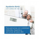 Ade Bascula Digital de Baño con Funcion Voz Be 2011 Gina Blanc hasta 250KG,MENSAJES de Voz 5 Idiomas  LALO