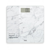 Ade Bascula Digital de Baño BE2306-5 Amina de Vidro Diseño Marmol Blanco hasta 180KG  LALO