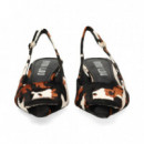 sin Talon Pony Print Vaca  BIBI LOU