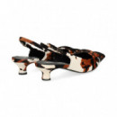 sin Talon Pony Print Vaca  BIBI LOU