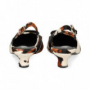 sin Talon Pony Print Vaca  BIBI LOU