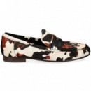 Mocasin Antifaz Pony Print Vaca  BIBI LOU