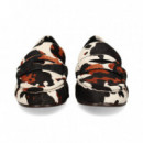 Mocasin Antifaz Pony Print Vaca  BIBI LOU