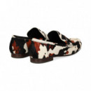 Mocasin Antifaz Pony Print Vaca  BIBI LOU