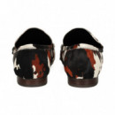 Mocasin Antifaz Pony Print Vaca  BIBI LOU