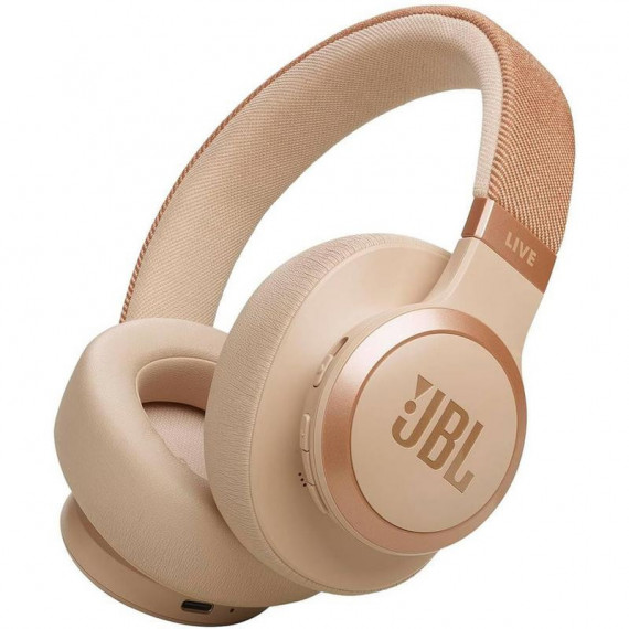 JBL Live 770NC Auriculares Diadema Cancelación Ruido Sandstone