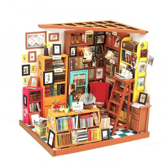 Maqueta Librería de Sam Diy House  MADNESSTOYS