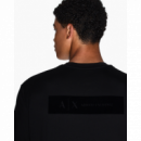 Camiseta ARMANI EXCHANGE Logo Monocolor Negra