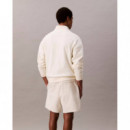 Premium Terry Chain Stitch Short Tofu  CALVIN KLEIN