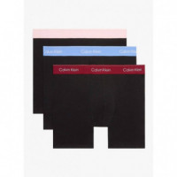 Boxer Brief 3PK Black Bodies W/ Fall Ber  CALVIN KLEIN