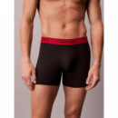 Boxer Brief 3PK Black/ Black W Sleet Wb/  CALVIN KLEIN