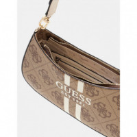 Bolso Al Hombro Noelle con Logotipo 4G de GUESS