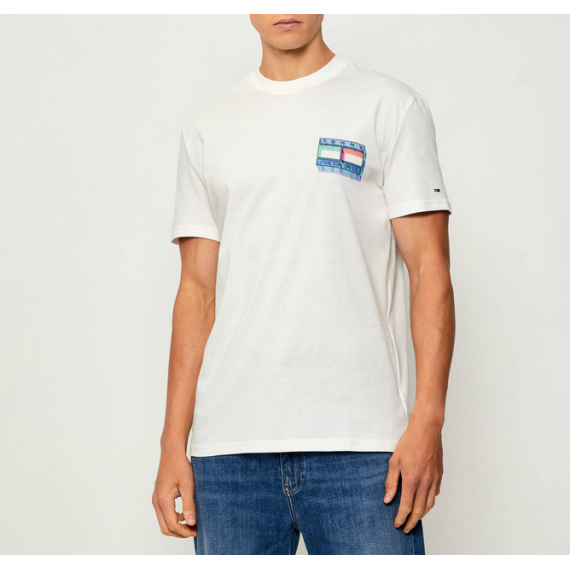 Camiseta TOMMY JEANS Play Tee Blanca