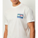 Camiseta TOMMY JEANS Play Tee Blanca
