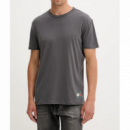 Camiseta TOMMY JEANS Gris Oscura Logo Espalda