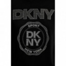DKNY Medallion  Tee Black/black/sivler