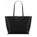 Nicole Tote Black/lt Taupe  DKNY
