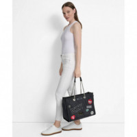 Nyc Capsule Tote Black/silver  DKNY