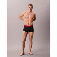 Low Rise Trunk 3PK Black/ Black W Sleet  CALVIN KLEIN