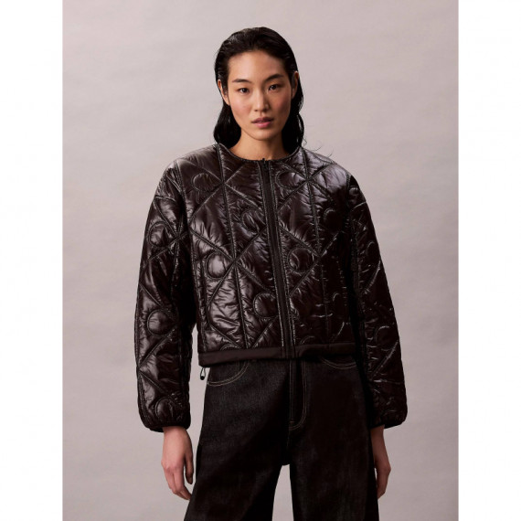 Logo Quilted Insulated Liner Jac Black  CALVIN KLEIN