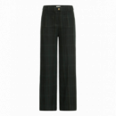 Pantalones ICHI Kate Woolley Black Green Check